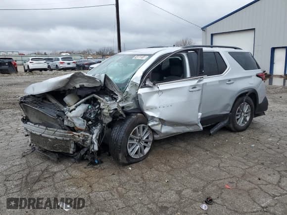 ✅ 2022 Chevrolet Traverse LT Cloth • VIN: 1GNEVMKW9NJ168793 • Лот: 74868013. Опубликован ранее на Copart с пробегом Не указан. Бесплатный доступ к архиву аукционных продаж из США и подробный отчёт об истории автомобиля на DreamBid. Изображение 1.