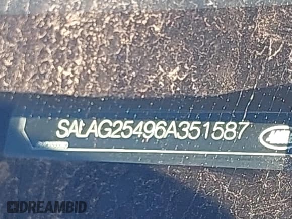 ✅ 2006 Land Rover LR3 HSE • VIN: SALAG25496A351587 • Лот: 41237490. Опубликован ранее на IAAI с пробегом 143 056 миль. Бесплатный доступ к архиву аукционных продаж из США и подробный отчёт об истории автомобиля на DreamBid. Изображение 9.