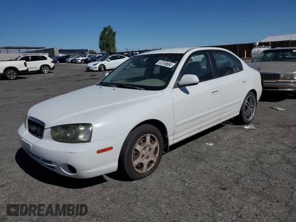 2003 Hyundai Elantra GLS с VIN KMHDN45D13U582382, выставлен на аукционе Copart как лот 61249684 с пробегом Не указан миль и Списание • Salvage title. История ставок и продаж доступна на DreamBid. Изображение 1.