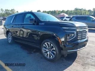 ✅ 2025 Chevrolet Tahoe High Country • VIN: 1GNS6TRL0SR134406 • Lot: 42835506. Listed on IAAI with 15 mi. Free auction sales archive from the USA and detailed vehicle history report at DreamBid. Image 1.