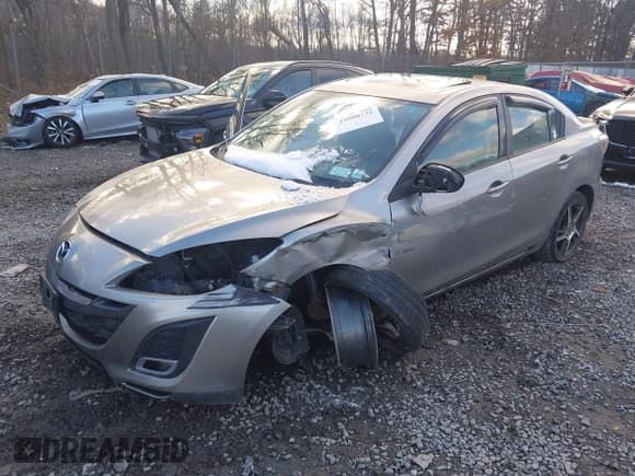 ✅ 2010 Mazda 3 S Grand Touring • VIN: JM1BL1S6XA1233368 • Lot: 43808732. Listed on IAAI with 164,224 mi. Free auction sales archive from the USA and detailed vehicle history report at DreamBid. Image 2.