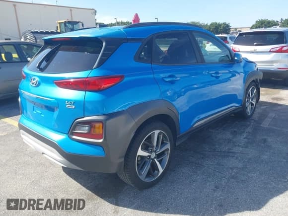 ✅ 2018 Hyundai Kona Limited • VIN: KM8K3CA56JU101934 • Lot: 43678311. Wystawiony na IAAI z przebiegiem 63 142 mil. Bezpłatny archiwum sprzedaży aukcyjnych z USA i szczegółowy raport historii pojazdu na DreamBid. Zdjęcie 4.