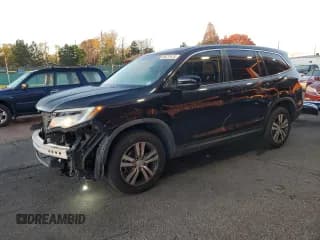 ✅ 2018 Honda Pilot EX-L • VIN: 5FNYF6H55JB027735 • Lot: 86251675. Listed on Copart with 88,916 mi. Free auction sales archive from the USA and detailed vehicle history report at DreamBid. Image 1.