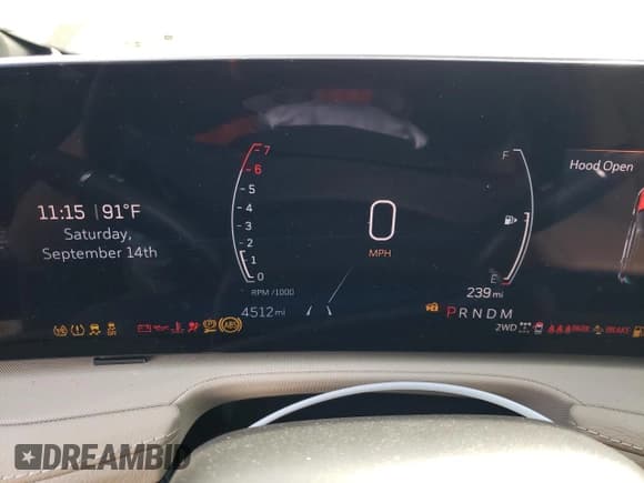 ✅ 2024 Cadillac XT4 AWD Luxury • VIN: 1GYFZBR4XRF199970 • Lot: 71496774. Listed on Copart with 4,512 mi. Free auction sales archive from the USA and detailed vehicle history report at DreamBid. Image 9.