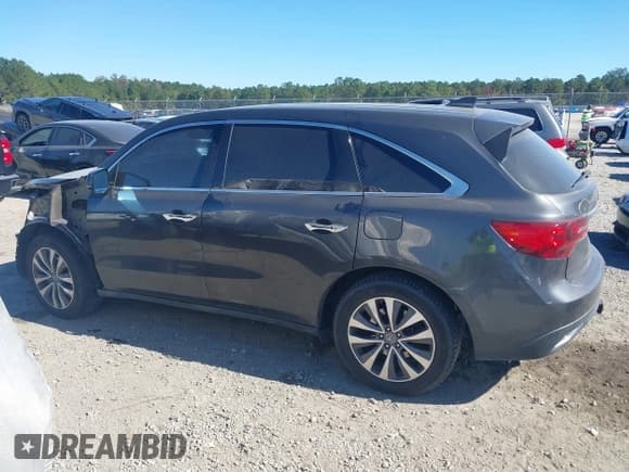 ✅ 2016 Acura MDX Technology • VIN: 5FRYD4H40GB010060 • Lot: 43581118. Listed on IAAI with 130,968 mi. Free auction sales archive from the USA and detailed vehicle history report at DreamBid. Image 14.