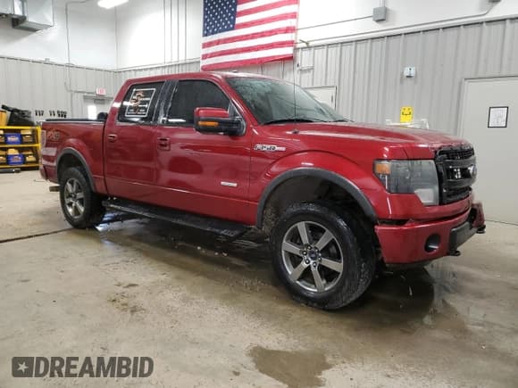 ✅ 2013 Ford F-150 XL • VIN: 1FTFW1ET7DKF56320 • Lot: 55863735. Listed on Copart with 313,792 mi. Free auction sales archive from the USA and detailed vehicle history report at DreamBid. Image 4.