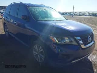 2020 Nissan Pathfinder S with VIN 5N1DR2AN6LC576848, listed as a IAAI auction lot 43343806 with 84,890 mi miles and . Bid and sale history available at DreamBid. Image 1.