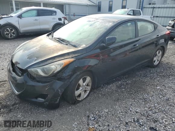 ✅ 2012 Hyundai Elantra GLS • VIN: 5NPDH4AE5CH085548 • Lot: 80938375. Listed on Copart with 151,424 mi. Free auction sales archive from the USA and detailed vehicle history report at DreamBid. Image 1.