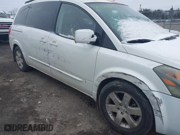 ✅ 2004 Nissan Quest SL • VIN: 5N1BV28UX4N350057 • Lot: 41394891. Listed on IAAI with Not provided. Free auction sales archive from the USA and detailed vehicle history report at DreamBid. Image 6.