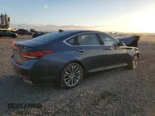2015 Hyundai Genesis 3.8L z VIN KMHGN4JE2FU083946, wystawiony jako Copart lot #81179094 z przebiegiem Nie podano mil oraz Szkoda całkowita • Salvage title. Historia ofert i sprzedaży dostępna na DreamBid. Obrazek 3.