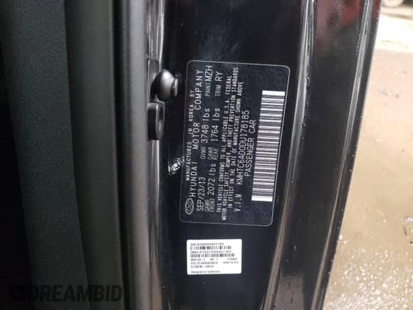 ✅ 2013 Hyundai Veloster RE:MIX • VIN: KMHTC6AD0DU178185 • Лот: 47559025. Размещён на Copart с пробегом 134 754 миль миль. Получите бесплатный доступ к архиву аукционных продаж из США и посмотрите подробный отчёт об истории автомобиля на DreamBid. Изображение 13.