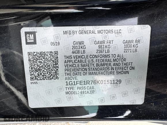 ✅ 2019 Chevrolet Camaro 1SS • VIN: 1G1FE1R76K0151129 • Лот: 60168005. Опубликован ранее на Copart с пробегом 41 111 миль. Бесплатный доступ к архиву аукционных продаж из США и подробный отчёт об истории автомобиля на DreamBid. Изображение 10.