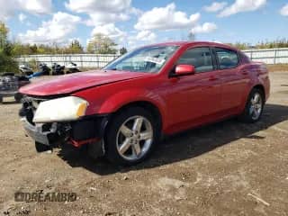 ✅ 2012 Dodge Avenger SXT • VIN: 1C3CDZCB1CN312066 • Lot: 82342525. Listed on Copart with 102,604 mi. Free auction sales archive from the USA and detailed vehicle history report at DreamBid. Image 1.