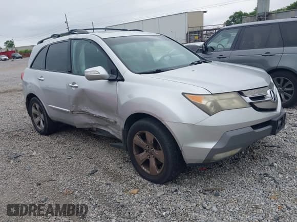 ✅ 2007 Acura MDX Sport • VIN: 2HNYD28887H500159 • Лот: 42526879. Опубликован ранее на IAAI с пробегом 286 260 миль. Бесплатный доступ к архиву аукционных продаж из США и подробный отчёт об истории автомобиля на DreamBid. Изображение 1.