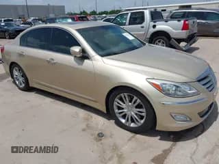 2012 Hyundai Genesis 4.6L with VIN KMHGC4DFXCU155983, listed as a IAAI auction lot 42702914 with 100,171 mi miles and . Bid and sale history available at DreamBid. Image 1.