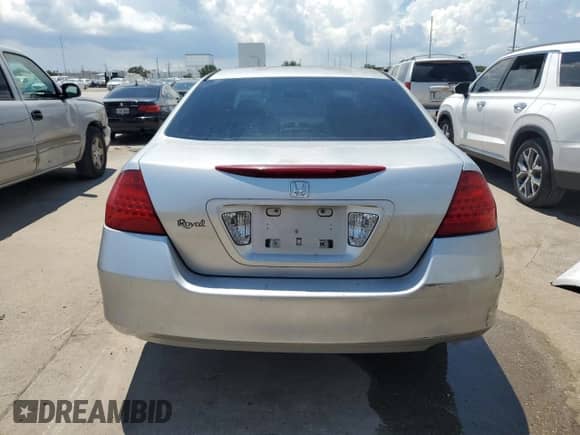 2007 Honda Accord VP with VIN 1HGCM56137A112487, listed as a Copart auction lot 68480145 with 259,172 mi miles and Salvage title. Bid and sale history available at DreamBid. Image 6.