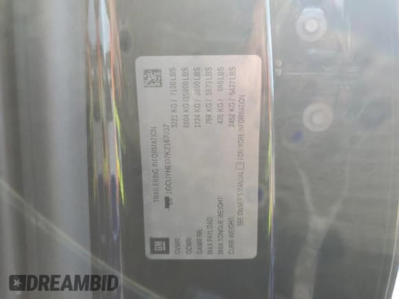 ✅ 2019 Chevrolet Silverado 1500 High Country • VIN: 1GCUYHED7KZ167037 • Lot: 72798294. Wystawiony na Copart z przebiegiem 179 889 mil. Bezpłatny archiwum sprzedaży aukcyjnych z USA i szczegółowy raport historii pojazdu na DreamBid. Zdjęcie 14.