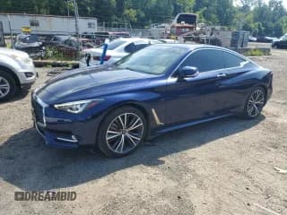 ✅ 2021 Infiniti Q60 Luxe • VIN: JN1EV7KL5MM470629 • Lot: 65439225. Listed on Copart with 26,884 mi. Free auction sales archive from the USA and detailed vehicle history report at DreamBid. Image 1.