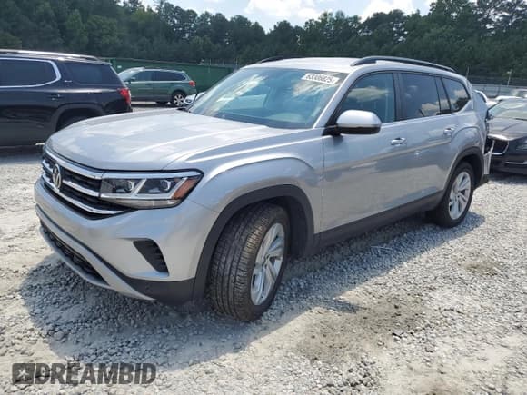 ✅ 2022 Volkswagen Atlas SE • VIN: 1V2WR2CA8NC515834 • Lot: 63306825. Wystawiony na Copart z przebiegiem 64 065 mil. Bezpłatny archiwum sprzedaży aukcyjnych z USA i szczegółowy raport historii pojazdu na DreamBid. Zdjęcie 1.