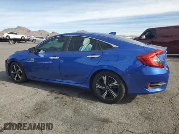 ✅ 2018 Honda Civic Touring • VIN: JHMFC1F9XJX022785 • Лот: 92484625. Опубликован ранее на Copart с пробегом 89 288 миль. Бесплатный доступ к архиву аукционных продаж из США и подробный отчёт об истории автомобиля на DreamBid. Изображение 2.