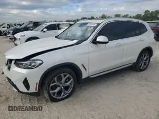 ✅ 2022 BMW X3 sDrive30i • VIN: WBX47DP07NN155863 • Lot: 87298355. Listed on Copart with 64,491 mi. Free auction sales archive from the USA and detailed vehicle history report at DreamBid. Image 1.