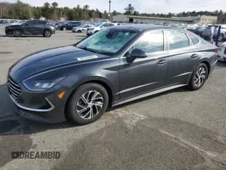 ✅ 2020 Hyundai Sonata Blue • VIN: KMHL24JJ5LA009602 • Лот: 50103045. Опубликован ранее на Copart с пробегом 49 129 миль. Бесплатный доступ к архиву аукционных продаж из США и подробный отчёт об истории автомобиля на DreamBid. Изображение 1.