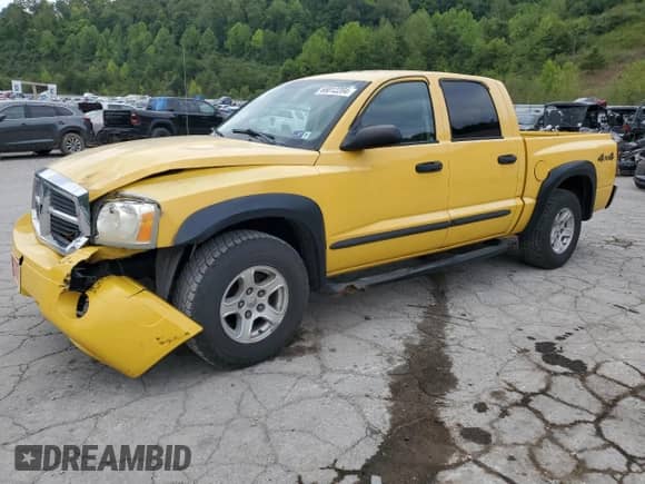 2006 Dodge Dakota SLT с VIN 1D7HW48N26S561263, выставлен на аукционе Copart как лот 68012204 с пробегом 141 041 миль миль и Списание • Salvage title. История ставок и продаж доступна на DreamBid. Изображение 1.