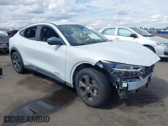 ✅ 2023 Ford Mustang Mach-E Select • VIN: 3FMTK1RM0PMA40388 • Lot: 43333529. Listed on IAAI with 104,873 mi. Free auction sales archive from the USA and detailed vehicle history report at DreamBid. Image 1.