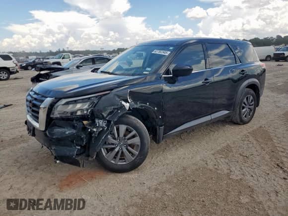 2024 Nissan Pathfinder S z VIN 5N1DR3AA6RC209816, wystawiony jako Copart lot #62782345 z przebiegiem 37 553 mil mil oraz Szkoda całkowita • Salvage title. Historia ofert i sprzedaży dostępna na DreamBid. Obrazek 1.