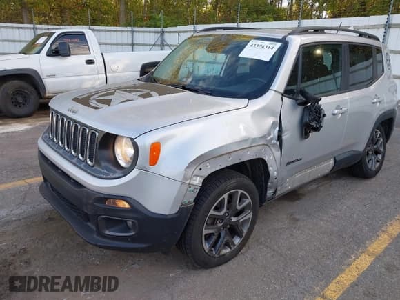 ✅ 2017 Jeep Renegade Latitude • VIN: ZACCJBBB8HPF60715 • Lot: 43374314. Listed on IAAI with 108,642 mi. Free auction sales archive from the USA and detailed vehicle history report at DreamBid. Image 6.