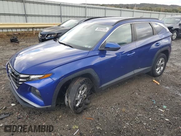 ✅ 2022 Hyundai Tucson SEL • VIN: 5NMJBCAE8NH034351 • Lot: 89550235. Listed on Copart with 67,933 mi. Free auction sales archive from the USA and detailed vehicle history report at DreamBid. Image 1.