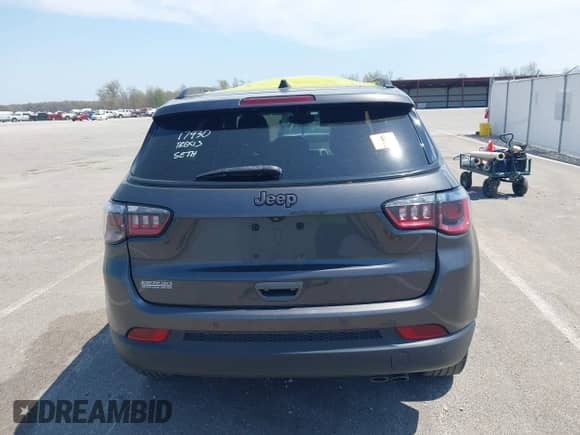 2021 Jeep Compass 80th Anniversary with VIN 3C4NJCEB1MT548631, listed as a IAAI auction lot 42055675 with 63,911 mi miles and . Bid and sale history available at DreamBid. Image 16.