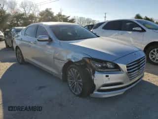 2016 Hyundai Genesis 3.8L z VIN KMHGN4JE3GU124831, wystawiony jako Copart lot #79236094 z przebiegiem Nie podano mil oraz Szkoda całkowita • Salvage title. Historia ofert i sprzedaży dostępna na DreamBid. Obrazek 4.
