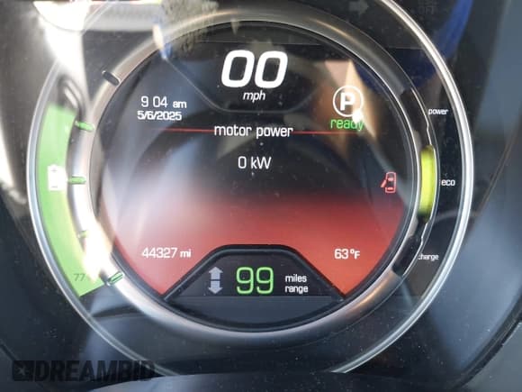 ✅ 2016 FIAT 500e • VIN: 3C3CFFGE2GT113790 • Lot: 42193487. Listed on IAAI with 44,327 mi. Free auction sales archive from the USA and detailed vehicle history report at DreamBid. Image 7.