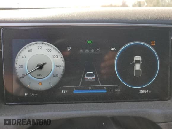 2023 Hyundai Santa Cruz SEL z VIN 5NTJCDAE7PH041270, wystawiony jako Copart lot #76526784 z przebiegiem 25 084 mil mil oraz Szkoda całkowita • Salvage title. Historia ofert i sprzedaży dostępna na DreamBid. Obrazek 9.