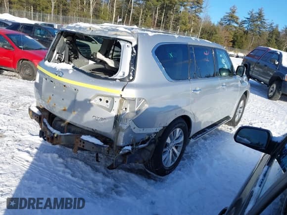 ✅ 2016 Infiniti QX80 • VIN: JN8AZ2NE0G9123172 • Lot: 41425064. Listed on IAAI with 94,541 mi. Free auction sales archive from the USA and detailed vehicle history report at DreamBid. Image 4.