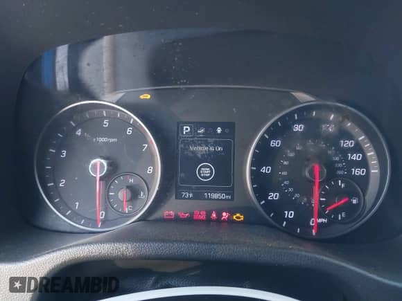 2018 Hyundai Elantra Sport with VIN KMHD04LB2JU598510, listed as a IAAI auction lot 43405095 with 119,850 mi miles and . Bid and sale history available at DreamBid. Image 7.