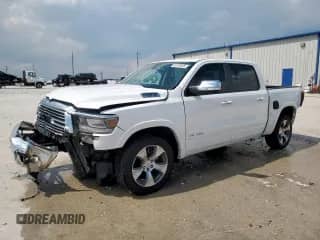 2021 Ram 1500 Laramie with VIN 1C6RREJT3MN828580, listed as a Copart auction lot 81254925 with 57,676 mi miles and Clean title. Bid and sale history available at DreamBid. Image 1.