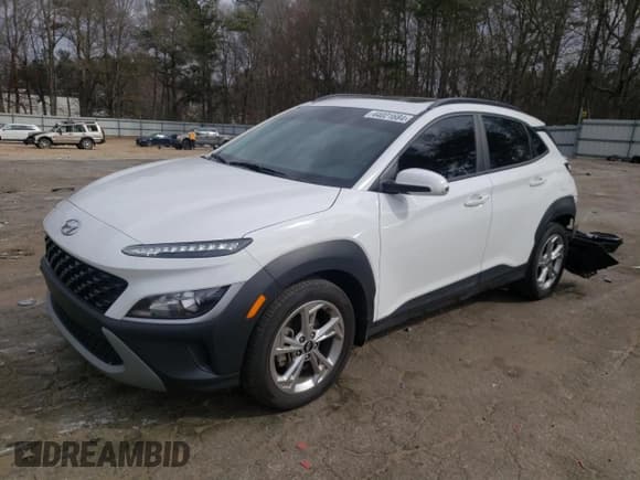 ✅ 2022 Hyundai Kona SEL • VIN: KM8K32AB7NU862462 • Лот: 44021684. Опубликован ранее на Copart с пробегом 32 828 миль. Бесплатный доступ к архиву аукционных продаж из США и подробный отчёт об истории автомобиля на DreamBid. Изображение 1.