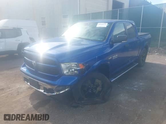2016 Ram 1500 Big Horn with VIN 1C6RR7LT8GS184590, listed as a IAAI auction lot 43426971 with 89,558 mi miles and . Bid and sale history available at DreamBid. Image 2.