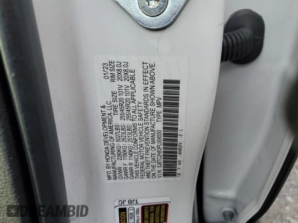 ✅ 2023 Acura RDX Advance • VIN: 5J8TC2H83PL004550 • Lot: 83023154. Wystawiony na Copart z przebiegiem Nie podano. Bezpłatny archiwum sprzedaży aukcyjnych z USA i szczegółowy raport historii pojazdu na DreamBid. Zdjęcie 13.