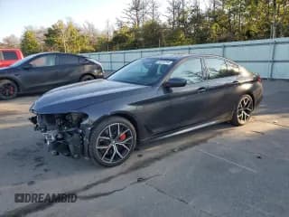 ✅ 2022 BMW 5 Series 540i xDrive • VIN: WBA73BJ00NWX54601 • Лот: 80878795. Опубликован ранее на Copart с пробегом 43 638 миль. Бесплатный доступ к архиву аукционных продаж из США и подробный отчёт об истории автомобиля на DreamBid. Изображение 1.