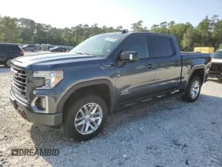 ✅ 2021 GMC Sierra 1500 AT4 • VIN: 1GTP9EED8MZ434939 • Лот: 52981135. Опубликован ранее на Copart с пробегом 54 213 миль. Бесплатный доступ к архиву аукционных продаж из США и подробный отчёт об истории автомобиля на DreamBid. Изображение 1.