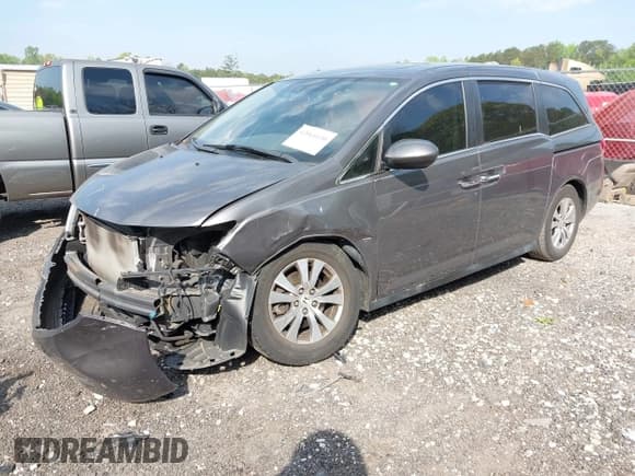 ✅ 2014 Honda Odyssey EX-L • VIN: 5FNRL5H60EB120877 • Lot: 42061130. Wystawiony na IAAI z przebiegiem 215 356 mil. Bezpłatny archiwum sprzedaży aukcyjnych z USA i szczegółowy raport historii pojazdu na DreamBid. Zdjęcie 2.