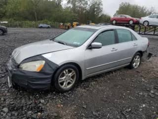 2007 Honda Accord EX-L with VIN 1HGCM56867A224648, listed as a Copart auction lot 86440245 with Not provided miles and Salvage title. Bid and sale history available at DreamBid. Image 1.