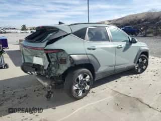 2024 Hyundai Kona SEL with VIN KM8HBCAB0RU079444, listed as a Copart auction lot 46711015 with Not provided miles and Non repairable. Bid and sale history available at DreamBid. Image 3.