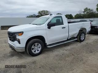 ✅ 2024 Chevrolet Silverado 1500 Work Truck • VIN: 3GCNAAED7RG416169 • Lot: 84642795. Listed on Copart with 16,803 mi. Free auction sales archive from the USA and detailed vehicle history report at DreamBid. Image 1.