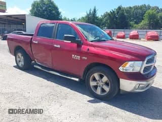 ✅ 2015 Ram 1500 Big Horn • VIN: 1C6RR6LT6FS605327 • Лот: 42592173. Опубликован ранее на IAAI с пробегом 123 463 миль. Бесплатный доступ к архиву аукционных продаж из США и подробный отчёт об истории автомобиля на DreamBid. Изображение 1.