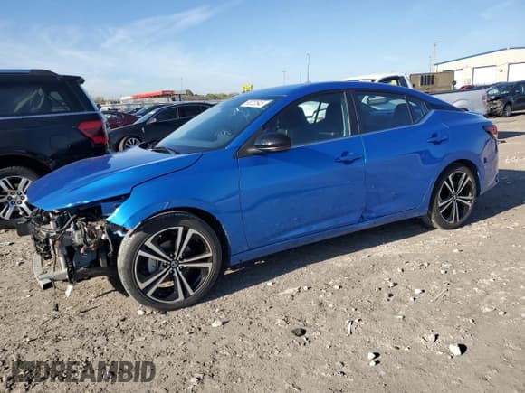 ✅ 2022 Nissan Sentra SR • VIN: 3N1AB8DV5NY309725 • Lot: 90722645. Listed on Copart with 21,459 mi. Free auction sales archive from the USA and detailed vehicle history report at DreamBid. Image 1.