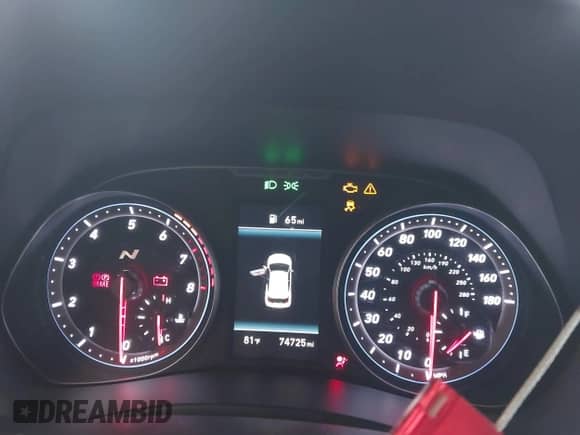 2020 Hyundai Veloster z VIN KMHT36AH1LU004224, wystawiony jako IAAI lot #42292567 z przebiegiem 74 725 mil mil oraz . Historia ofert i sprzedaży dostępna na DreamBid. Obrazek 7.